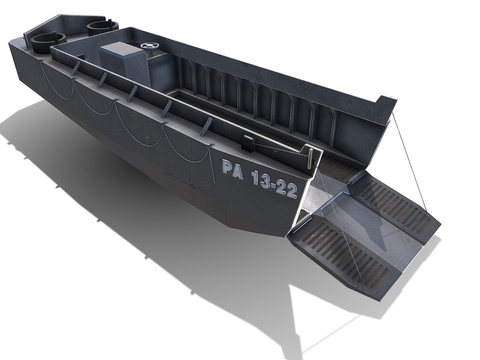  希金斯船su模型 