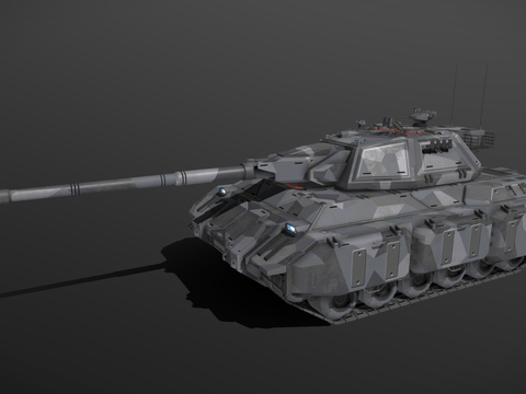  超级重型坦克su模型 