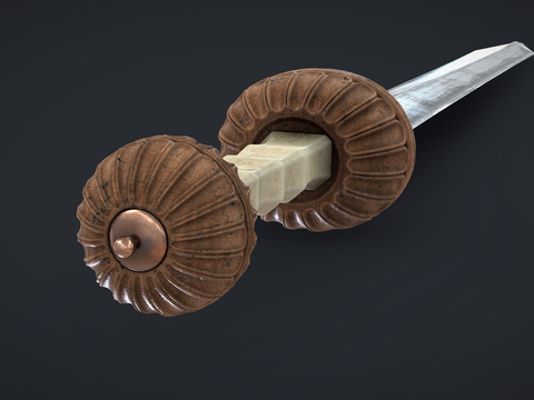  短剑 剑刃su模型 