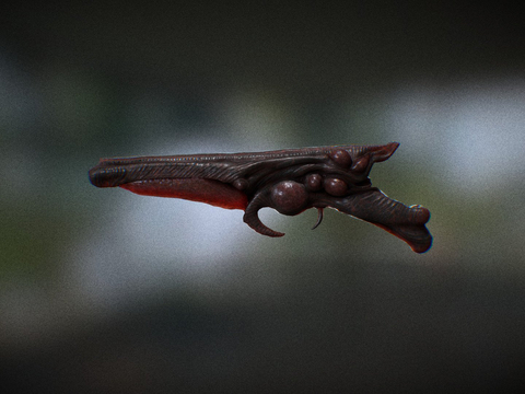  手枪 枪支 枪械su模型 