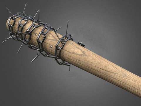  近战棒槌 木槌su模型 