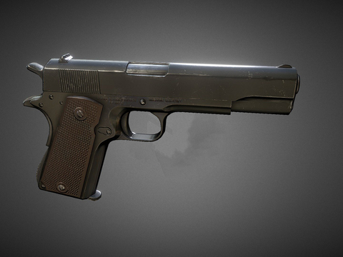  柯尔特1911A1手枪su模型 