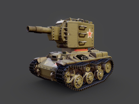  苏联重型坦克su模型 