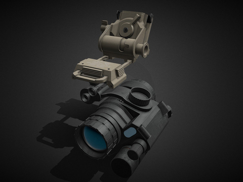  棕褐色支架su模型 