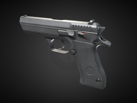  耶利哥手枪su模型 