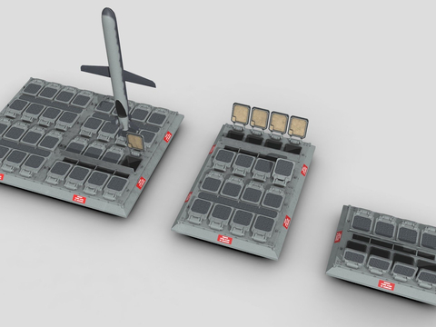  导弹发射器su模型 