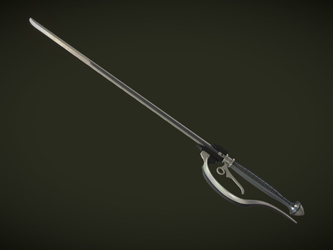  RWBY冬季申尔剑su模型 