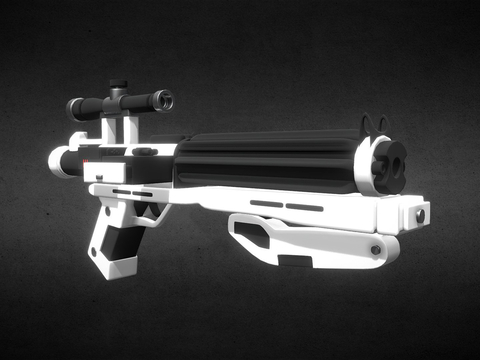  第一秩序风暴兵爆破枪su模型 