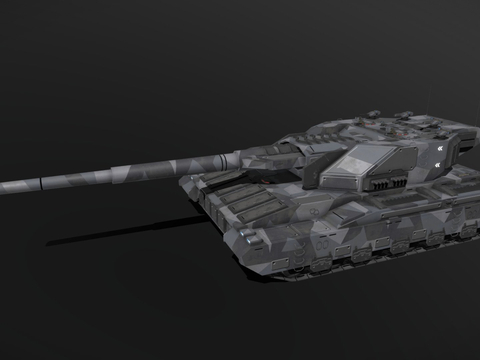  科幻末日之锤重型核炮su模型 