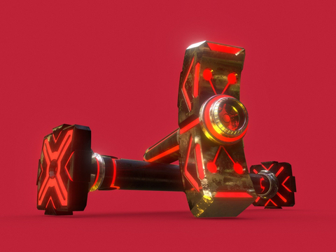  十字重剑su模型 