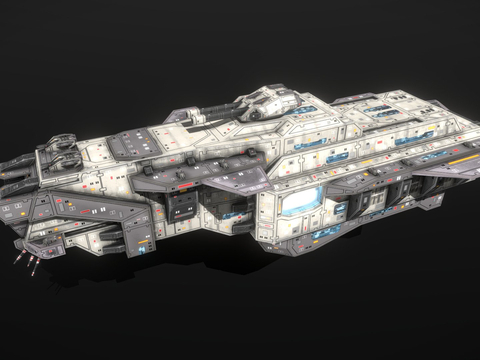  宇宙飞船母舰su模型 