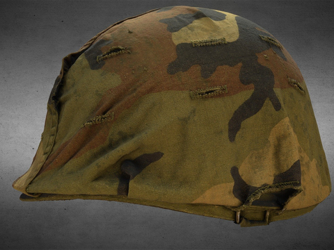  美国军用M1战斗头盔su模型 