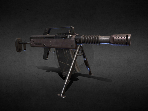  榴弹发射器su模型 