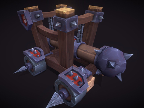  战争机器-攻城槌su模型 