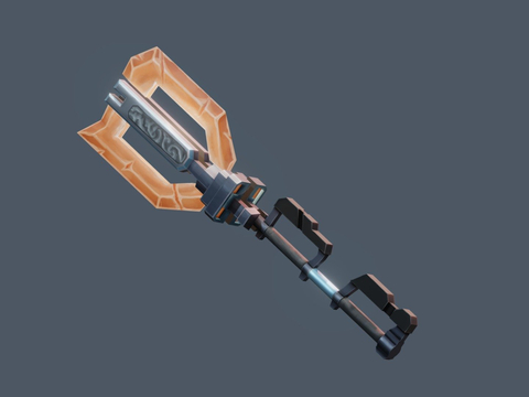  变形斧戟su模型 