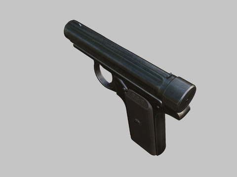  J.P.Sauer1913自型装手枪su模型 