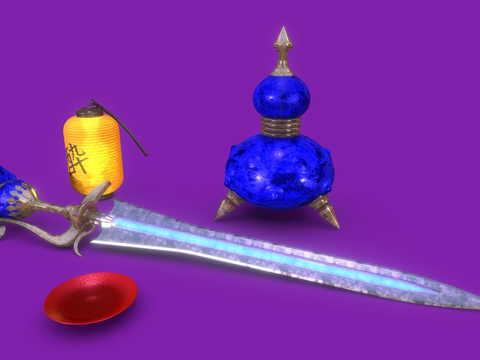  酒吞童子之剑su模型 