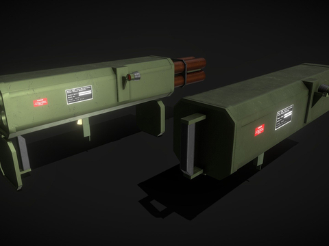  M202火箭发射器su模型 