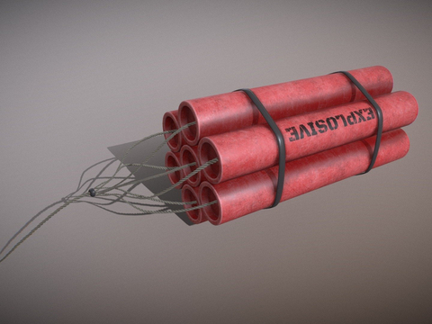  高爆炸弹su模型 