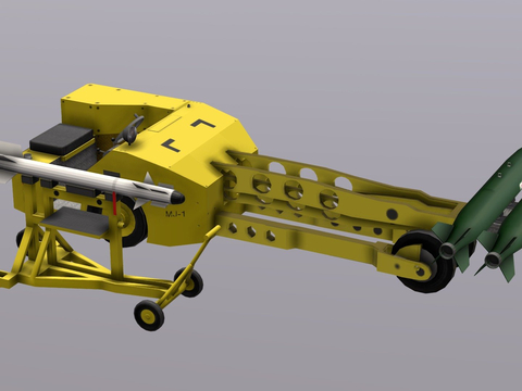  MJ-1炸弹装载器导弹su模型 