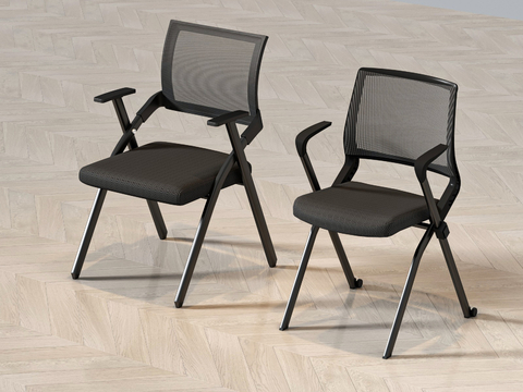  办公椅 会议椅 培训椅su模型 