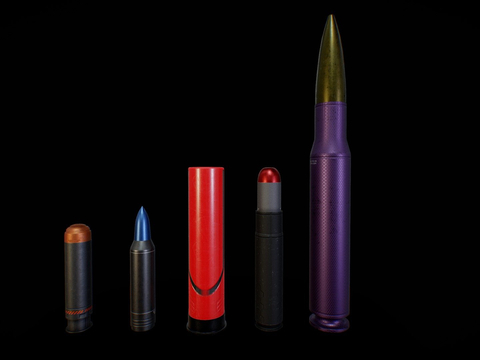  SciFi子弹包su模型 