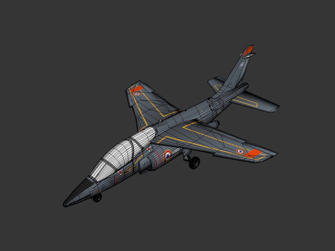  飞机 战斗机su模型 