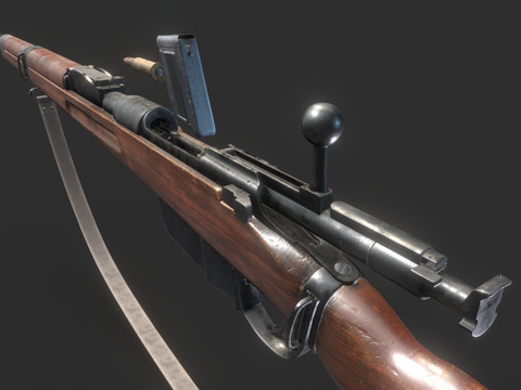  老式步枪su模型 