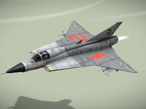  喷气式战斗机su模型 