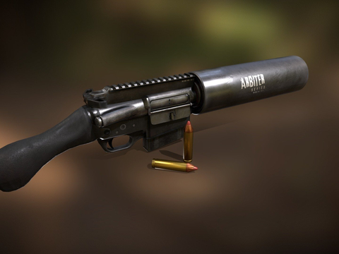  概念霰弹枪su模型 