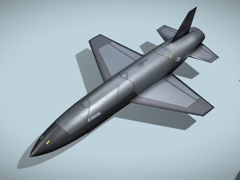  战斗型无人机su模型 