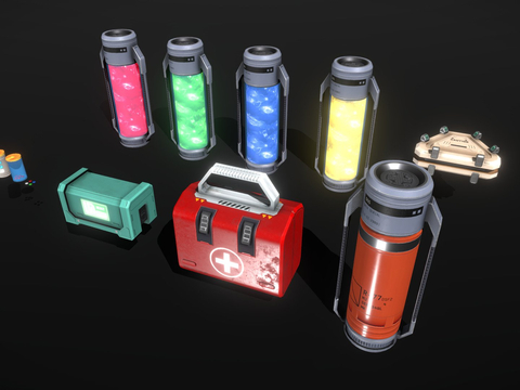  急救包 健康包su模型 