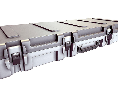  科幻军用集装箱su模型 