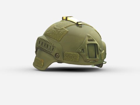  军绿头盔su模型 