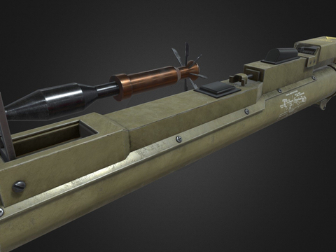  导弹发射器su模型 