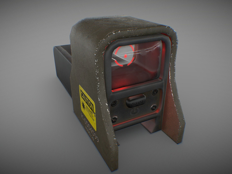  全息瞄准镜su模型 