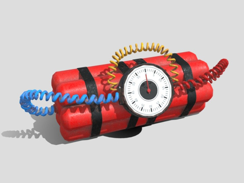  定时炸弹su模型 