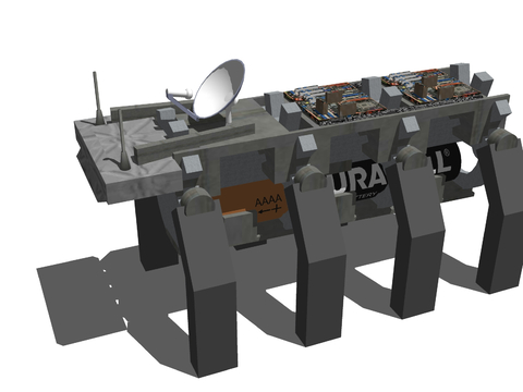  工业机器su模型 