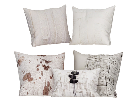  抱枕 靠枕 枕头su模型 