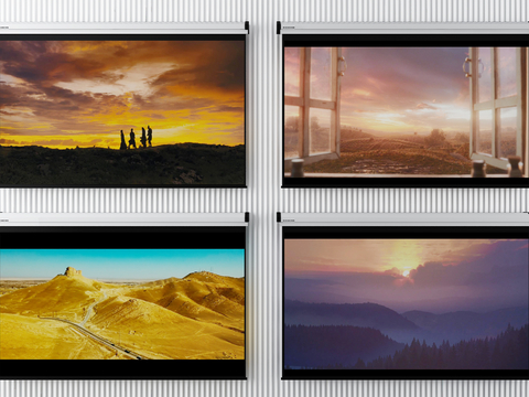  投影仪 幕布su模型 