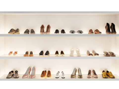  男士皮鞋 高跟鞋 单鞋 鞋子su模型 