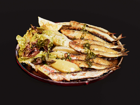  小鱼黄油炖土豆su模型 