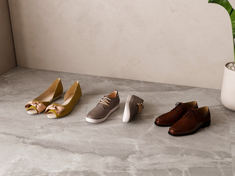  皮鞋 单鞋 鞋子 男鞋 女鞋su模型 