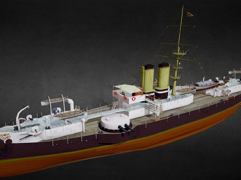  船舰 战列舰 军舰su模型 