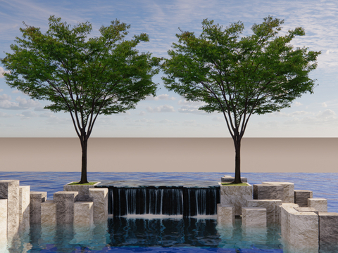  景观树 庭院树 大树 乔木su模型 