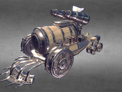  机械拣选器 榴弹车su模型 