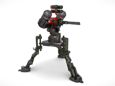  火箭发射器 炮弹su模型 