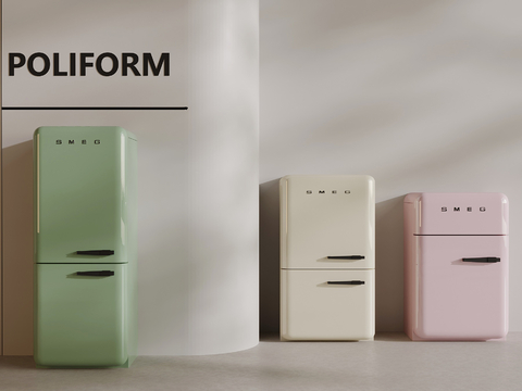  冰箱 小冰箱 迷你冰箱su模型 