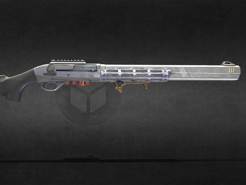  霰弹枪 枪支 枪械su模型 