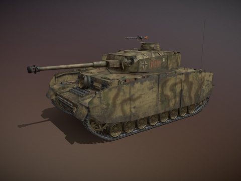  坦克 装甲车履带车su模型 